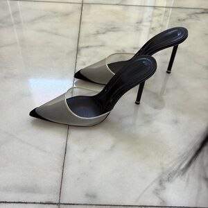 Alexander wang Black and mesh Women's Shoes heels sandals